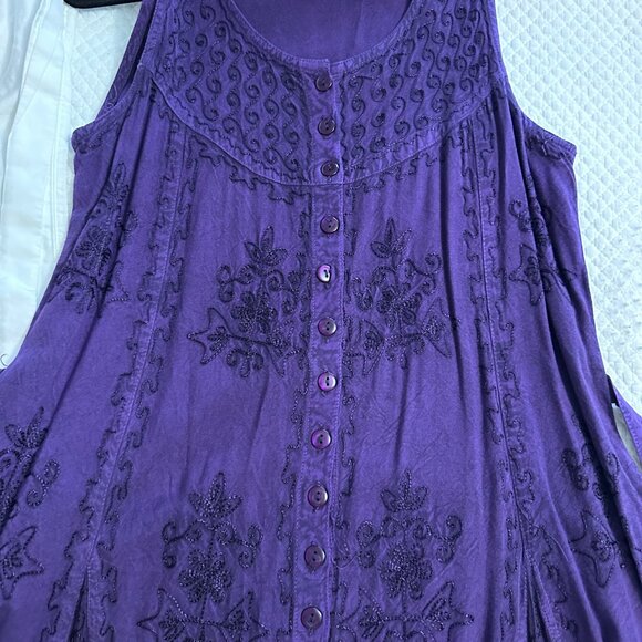 NWT Purple Summer Sleeveless Dress - Picture 6 of 16